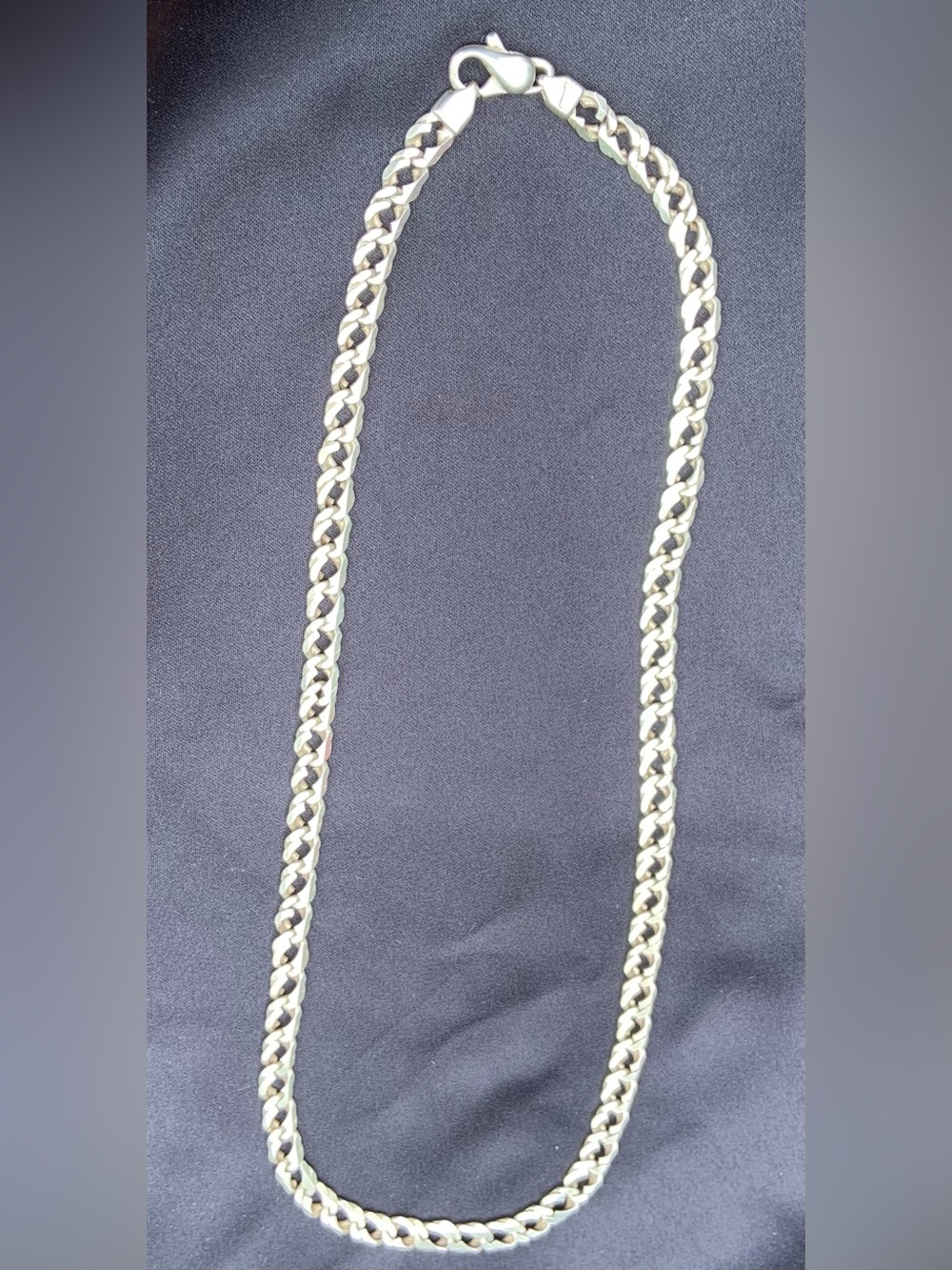 Vintage Birks 18” - 5 mm Sterling Silver Curb Chain